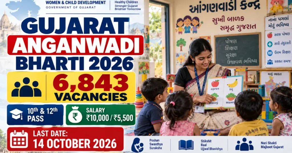 Gujarat Anganwadi Bharti 2026