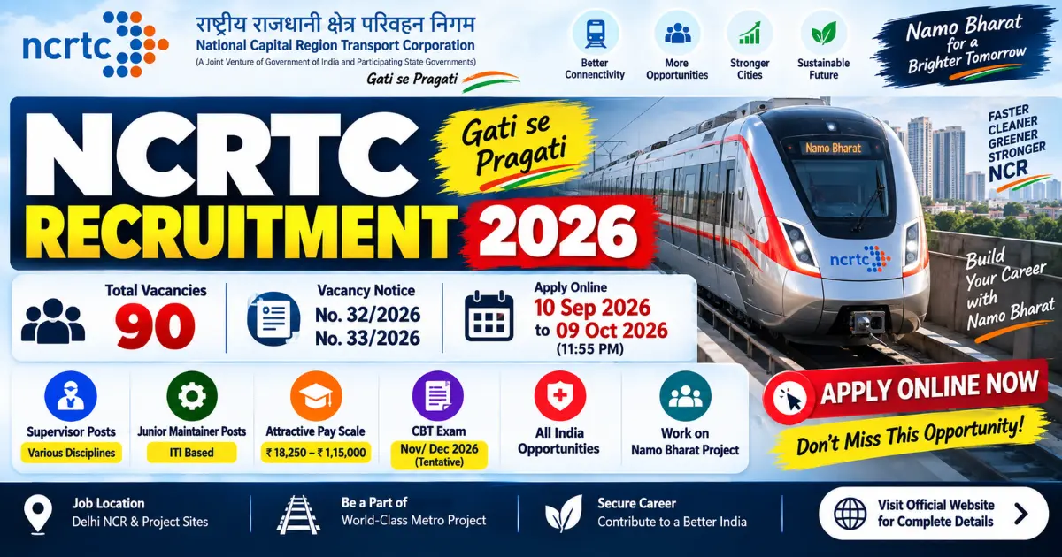 NCRTC Recruitment 2026